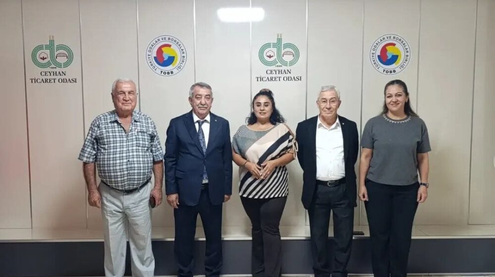 CEYHAN TİCARET ODASI YÖNETİM KURULU BAŞKANI ŞEREF CAN’A HAYIRLI OLSUN ZİYARETİ