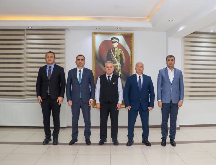 İLÇE KAYMAKAMLARINDAN   İL JANDARMA KOMUTANLIĞINA ZİYARET