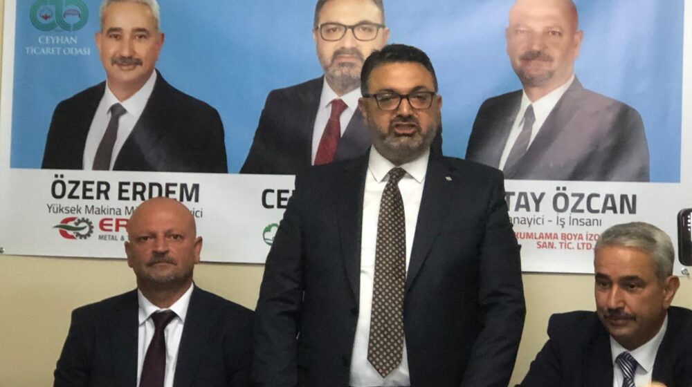 Ceyhan Ticaret Odası Başkan Adayı Cengiz Özal ve Ekibinden Basın Buluşması: